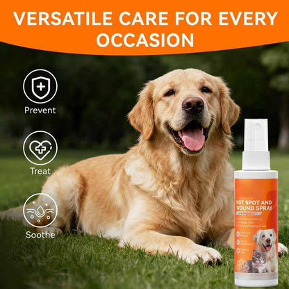 Pet Itch Relief Spray – Vet-Recommended SEAGRIL™ Formula for Dogs & Cats | Heals Hot Spots & Soothes Skin