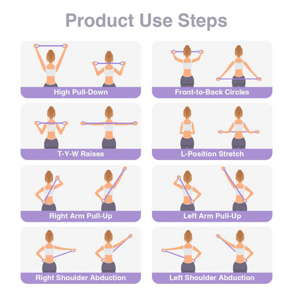 💦Figure 8 Resistance Bands – Silicone Exercise Bands for Women💦💦