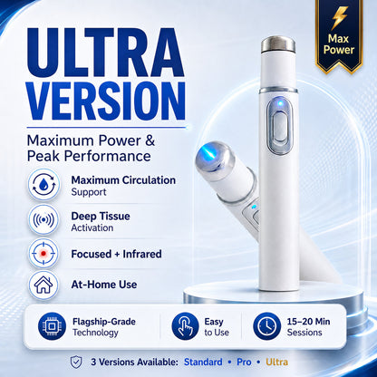 Advanced Acoustic Shockwave Therapy restores penile tissue health to enhance rise rigidity, stamina, and male performance confidence, relieving muscle pain, joint stiffness, tendon discomfort