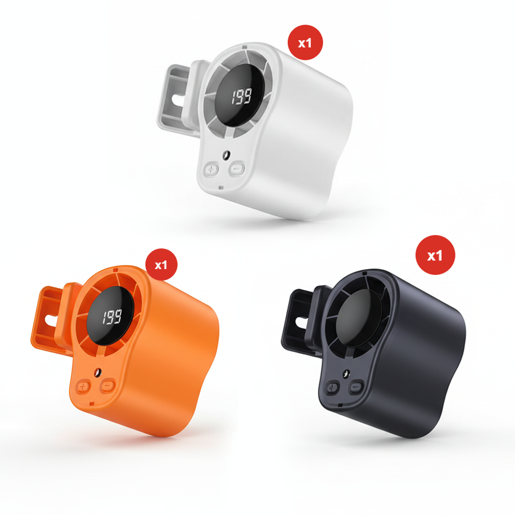 Hands-Free Personal Cooling Fan with LED Display