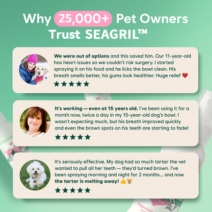 SEAGRIL™ Dental Spray – Stop Bad Breath & Tartar at the Source