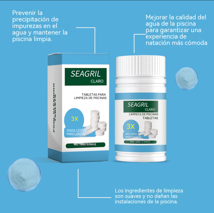 🔥Pastillas efervescentes para la limpieza de piscinas