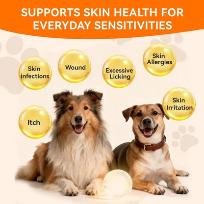 Pet Itch Relief Spray – Vet-Recommended SEAGRIL™ Formula for Dogs & Cats | Heals Hot Spots & Soothes Skin