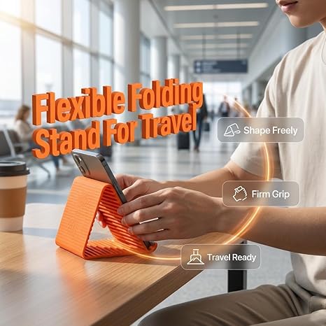2026 Upgrade Portable Foldable Silicone Phone Holder