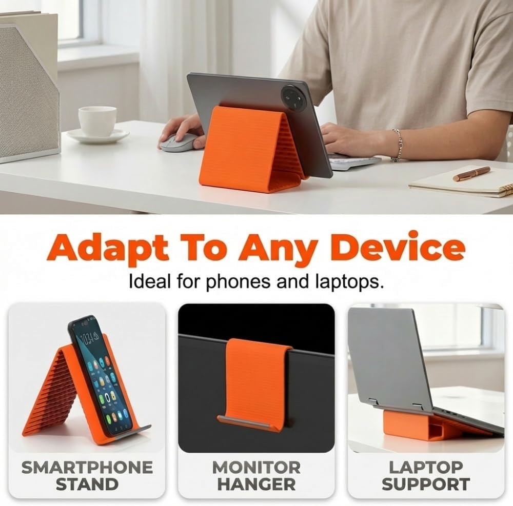 2026 Upgrade Portable Foldable Silicone Phone Holder