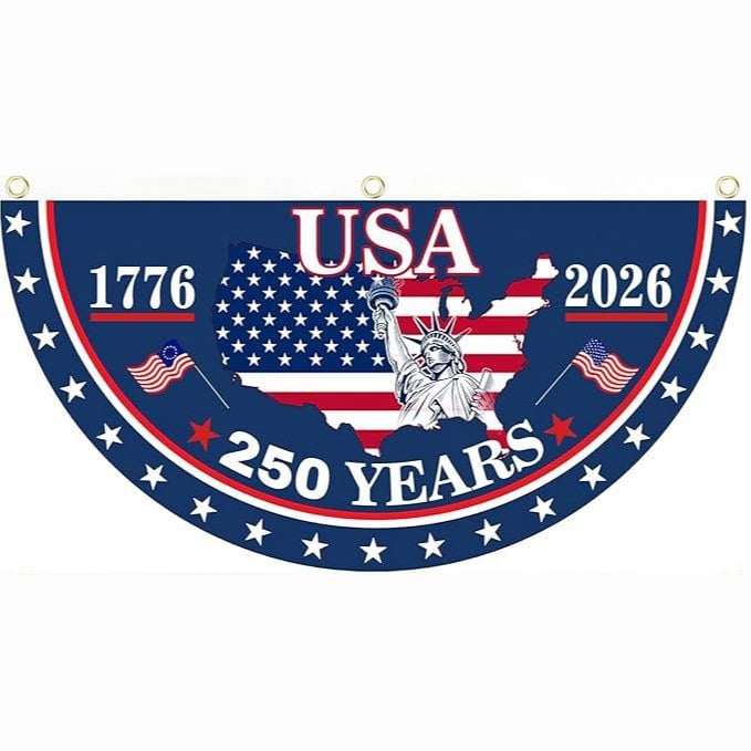 🗽USA 100% Veteran Owned / Handcrafted in USA-250th Anniversary Banners