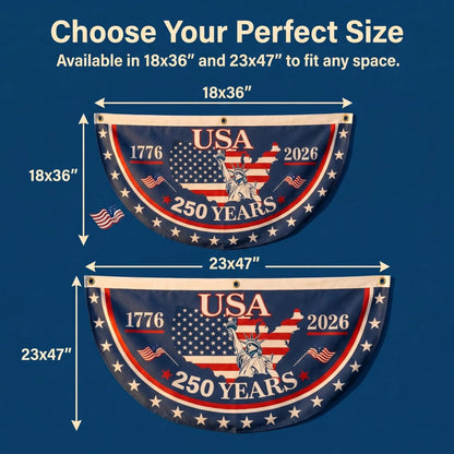 🗽USA 100% Veteran Owned / Handcrafted in USA-250th Anniversary Banners