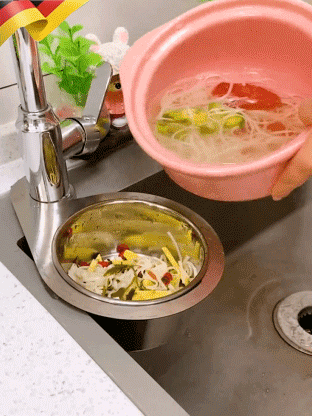 SEAGRIL® stainless steel drain basket for kitchen sink