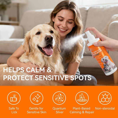 Pet Itch Relief Spray – Vet-Recommended SEAGRIL™ Formula for Dogs & Cats | Heals Hot Spots & Soothes Skin