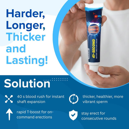 🔥2026 HOT SALE🔥50K+ SOLD! 💥 Tiworld™ 41-Second Instant Erection Cream – Feel it work in 41 sec, rock-hard results, fast-acting & powerful. 🚀