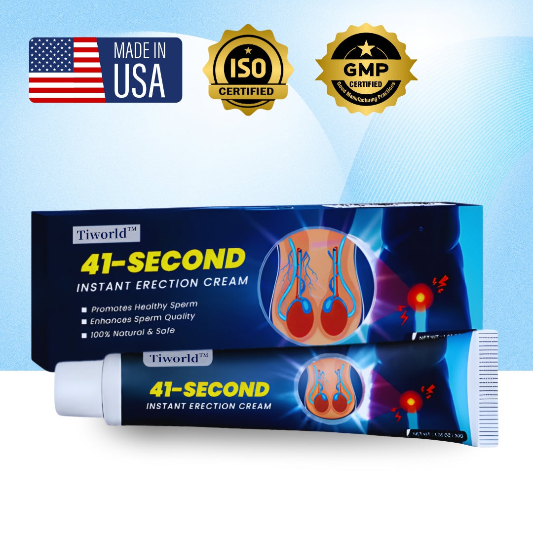 🔥2026 HOT SALE🔥50K+ SOLD! 💥 Tiworld™ 41-Second Instant Erection Cream – Feel it work in 41 sec, rock-hard results, fast-acting & powerful. 🚀