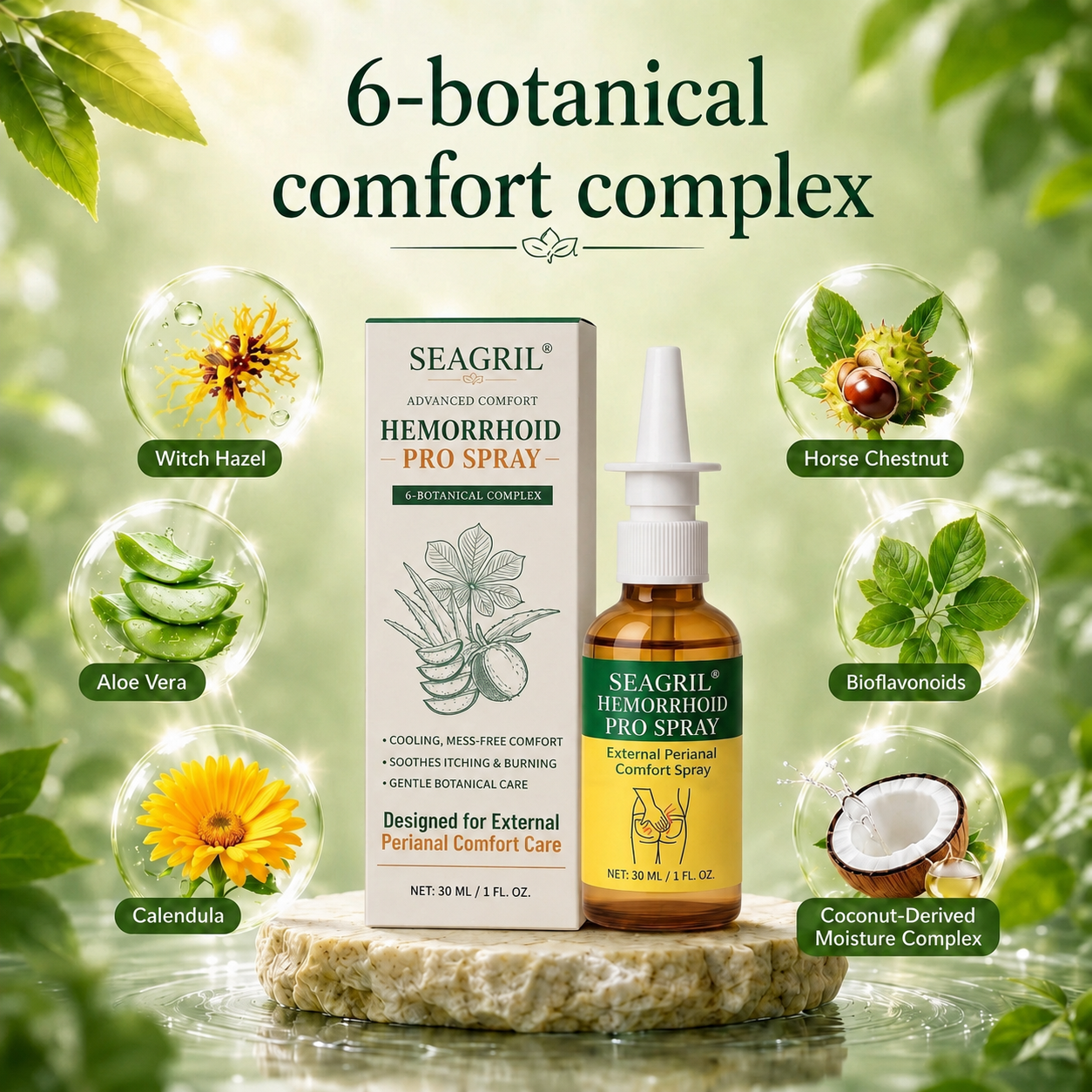 SEAGRIL® Advanced Comfort Hemorrhoid PRO Spray