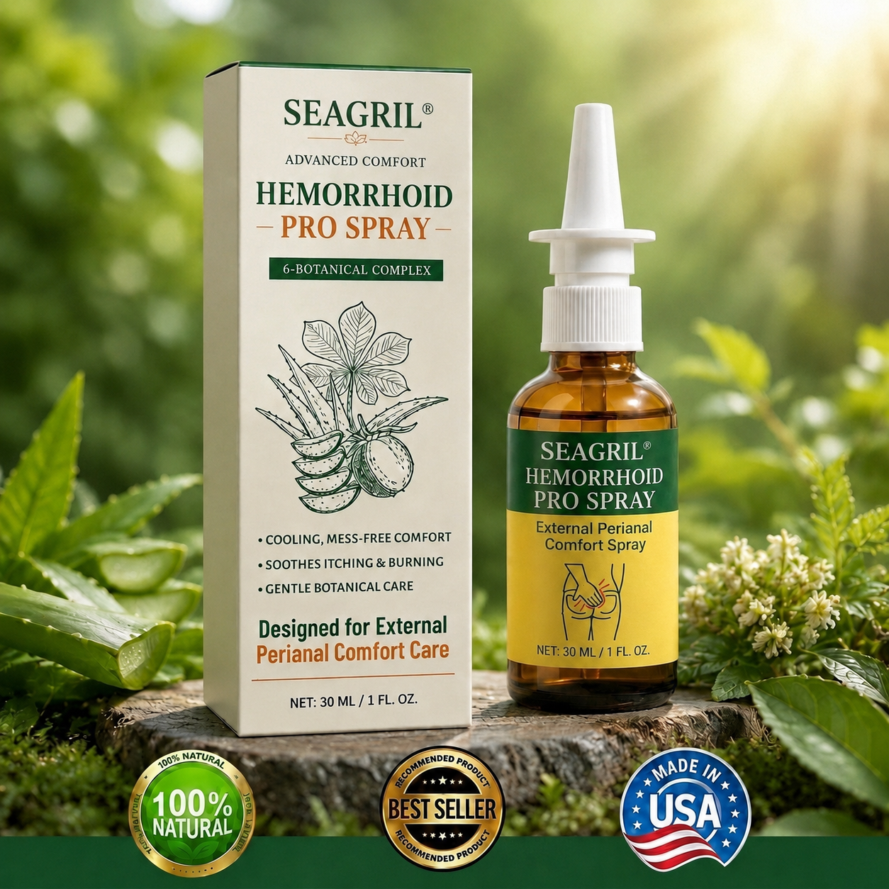 SEAGRIL® Advanced Comfort Hemorrhoid PRO Spray