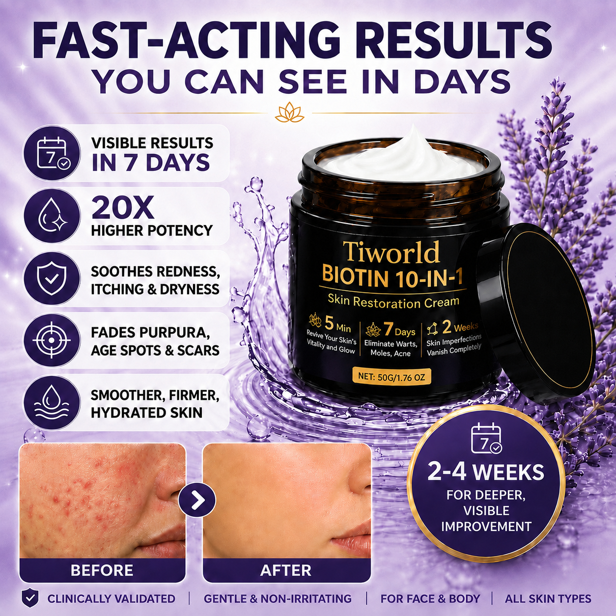 ✨Up TO 70% OFF 💯 Tiworld® Biotin 10-in-1 Skin Restoration Cream