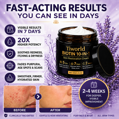 ✨Up TO 70% OFF 💯 Tiworld® Biotin 10-in-1 Skin Restoration Cream