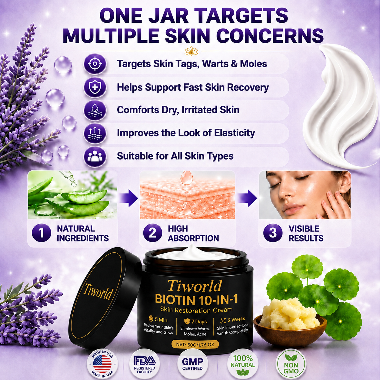 ✨Up TO 70% OFF 💯 Tiworld® Biotin 10-in-1 Skin Restoration Cream