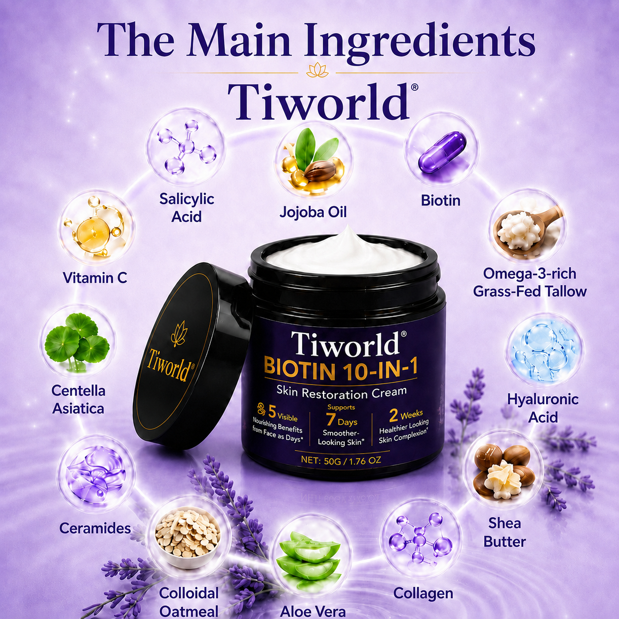 ✨Up TO 70% OFF 💯 Tiworld® Biotin 10-in-1 Skin Restoration Cream