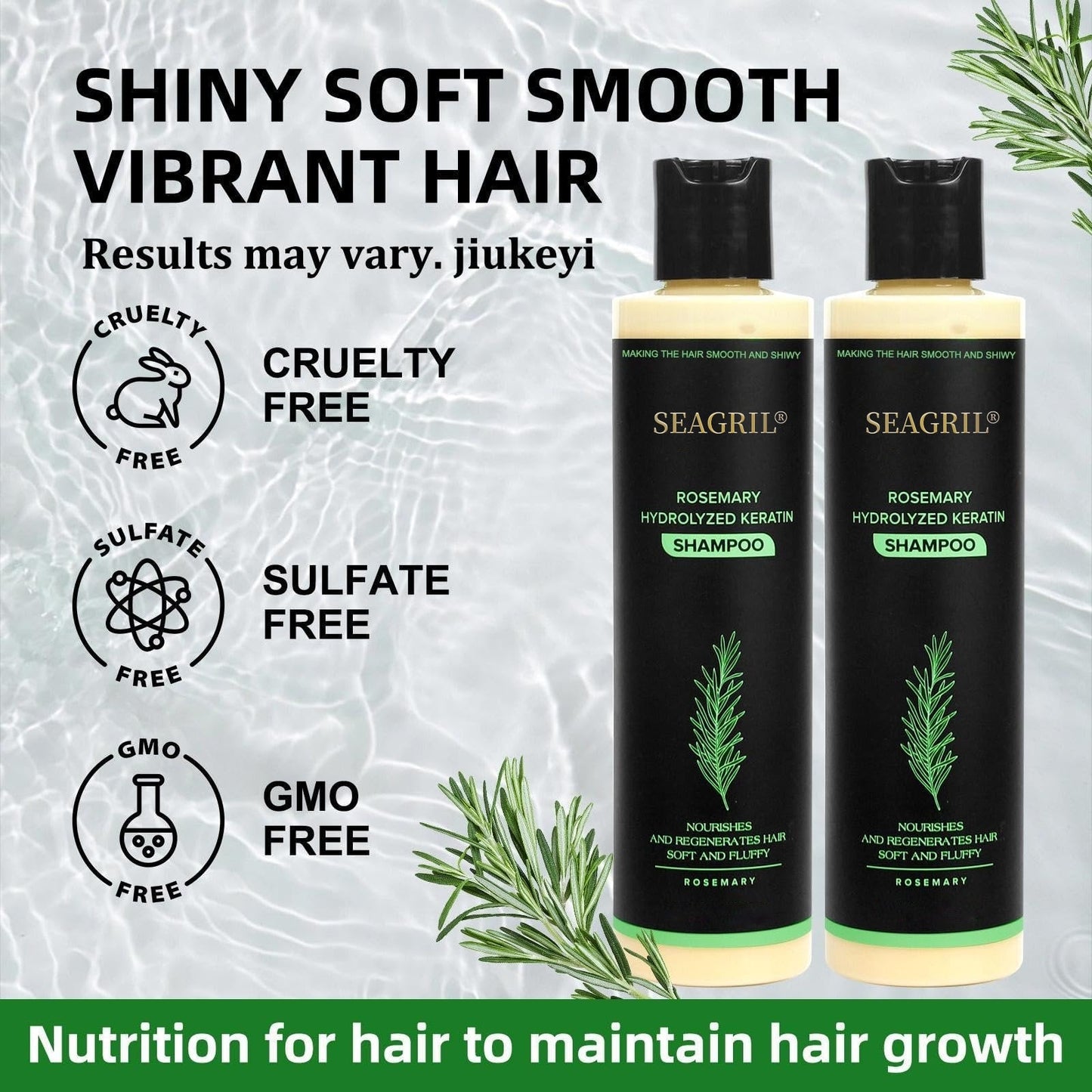 🌱SEAGRIL® Organic Rosemary Hair Growth Shampoo