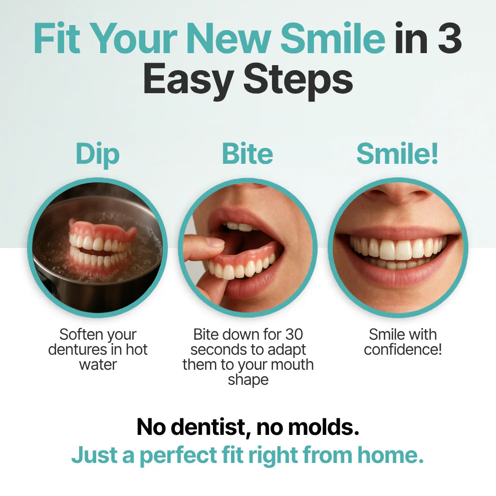 🌎Ends Today: 70% OFF! ⏰Yagoo™ Medical Full Denture with Strong Suctiond🦷Obtain American Dental Association (ADA) Certification