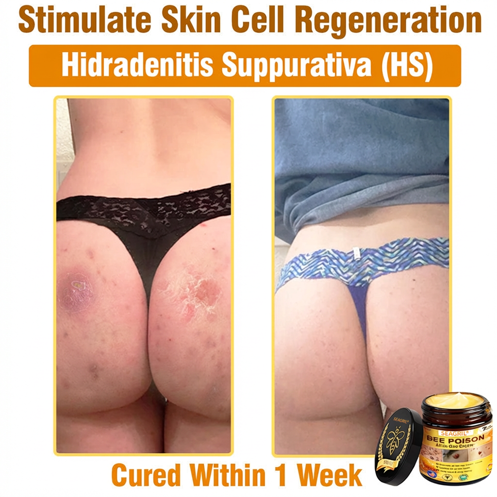 SEAGRIL®  𝐁𝐞𝐞 𝐏𝐨𝐢𝐬𝐨𝐧 𝐀𝐥𝐥-𝐢𝐧-𝐎𝐧𝐞 𝐂𝐫𝐞𝐚𝐦–🌸 Anti-aging,Hydrating, Skin Repair, Even Tone, Acne and Dark Spot Treatment, Wart and Mole Removal, Psoriasis Relief