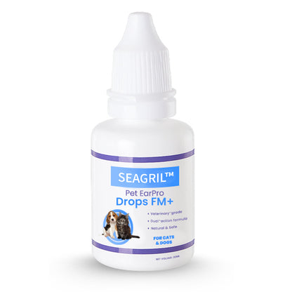SEAGRIL™ Pet EarPro Drops FM+ (𝟟𝟘% 𝕆𝔽𝔽 𝗘𝗡𝗗𝗦 𝗜𝗡 𝟭𝟬 𝗠𝗜𝗡𝗨𝗧𝗘𝗦)