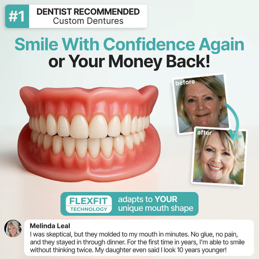 🌎Ends Today: 70% OFF! ⏰Yagoo™ Medical Full Denture with Strong Suctiond🦷Obtain American Dental Association (ADA) Certification