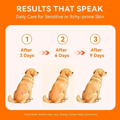 Pet Itch Relief Spray – Vet-Recommended SEAGRIL™ Formula for Dogs & Cats | Heals Hot Spots & Soothes Skin