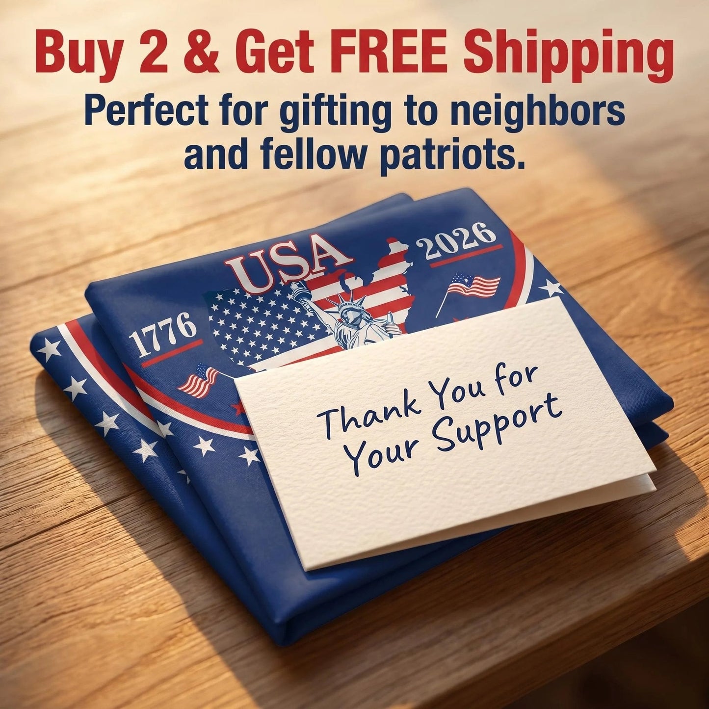 🗽USA 100% Veteran Owned / Handcrafted in USA-250th Anniversary Banners