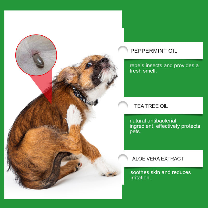 🔥Limited-time offer-Natural Flea & Tick Spray for Dogs and Cats