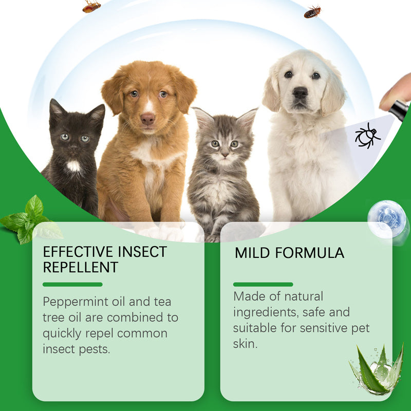 🔥Limited-time offer-Natural Flea & Tick Spray for Dogs and Cats