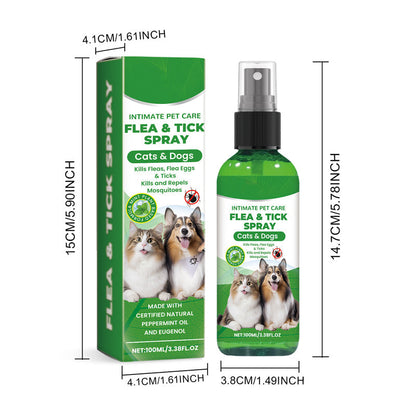 🔥Limited-time offer-Natural Flea & Tick Spray for Dogs and Cats