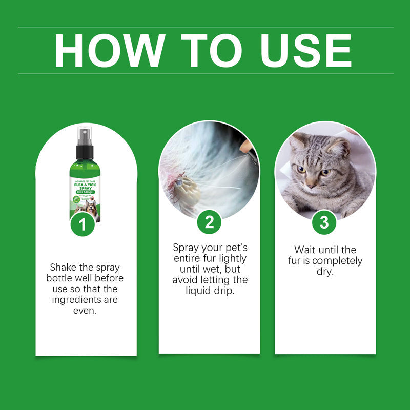 🔥Limited-time offer-Natural Flea & Tick Spray for Dogs and Cats