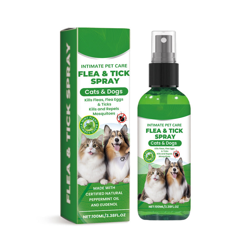 🔥Limited-time offer-Natural Flea & Tick Spray for Dogs and Cats