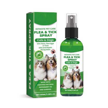🔥Limited-time offer-Natural Flea & Tick Spray for Dogs and Cats